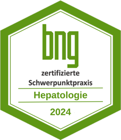 zertifizierte Schwerpunktpraxis Hepatologie 2024